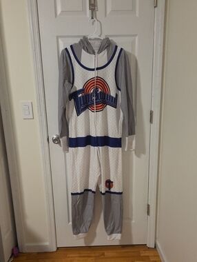 Space Jam Adule Tune Squad One-Piece Hooded Costume